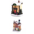 thumbnail image 1 of 2 mini estatuas de casa iluminadas de resina para decoración navideña de escritorio. EstiloJ, 1 of 9