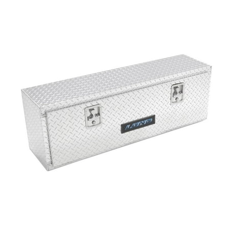 Lund 8148 48-Inch Aluminum Top Mount Truck Tool Box, Diamond Plated, Silver