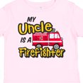 thumbnail image 4 of Inktastic My Uncle is a Firefighter with Fire Truck Boys or Girls Toddler T-Shirt, 4 of 5