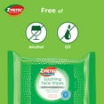 Zyrtec Soothing NonMedicated Face Wipes with Micellar Water, 25 ct