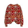 thumbnail image 6 of Women's Christmas Print Cardigan Long Sleeve Round Neck Knit Sweater for Fall and Winter, Cozy and Festive Holiday Top, Ideal as Christmas Sweaters for Women and Christmas Gifts,Red,Size S, 6 of 7