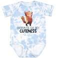 thumbnail image 3 of Inktastic Beware of My Cuteness Cute Red Panda Boys or Girls Baby Bodysuit, 3 of 5