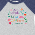 thumbnail image 4 of Inktastic She is Fierce Funny Shakespeare Quote Girls Baby Bodysuit, 4 of 5