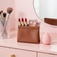 thumbnail image 4 of Neceser con cierre de presión | Bolsa de cosméticos con cierre automático sin cremallera | Organizador de viaje impermeable para mujer, 4 of 6