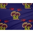 thumbnail image 4 of oneOone Polyester Lycra Fabric Bird & Mushroom Block Fabric Prints By Yard 56 Inch Wide, 4 of 4