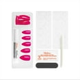 thumbnail image 3 of Sally Hansen Perfect Manicure Press On Nail Kit, Ring Pop Collection, Straw-jelly, Almond, 24pcs, 3 of 7