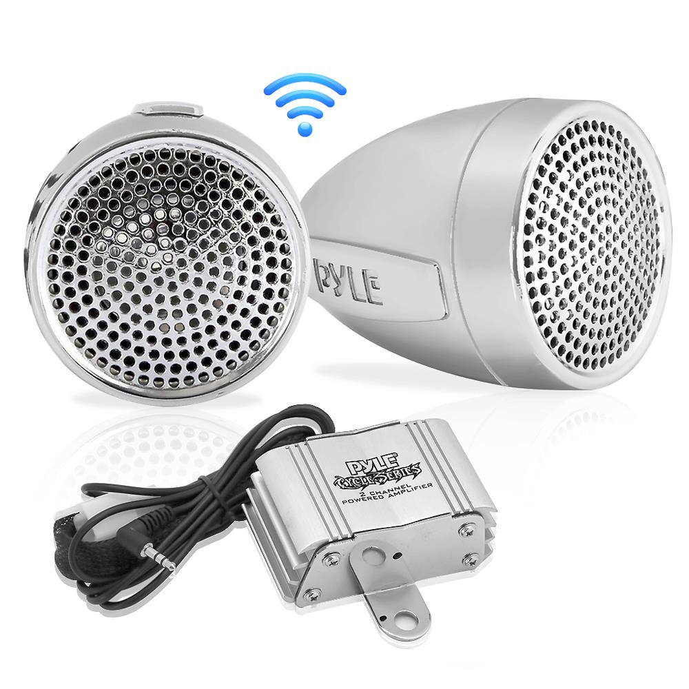 PYLE PLMCA60 300 Watt Weatherproof Motorcycle Speaker and Amplifier