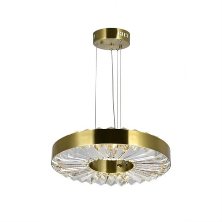 

LED Chandelier with Brass Finish