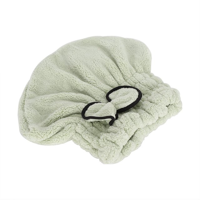 Gorro de ducha BuyWeekMX Tipo lazo acabado de lujo Polar de coral