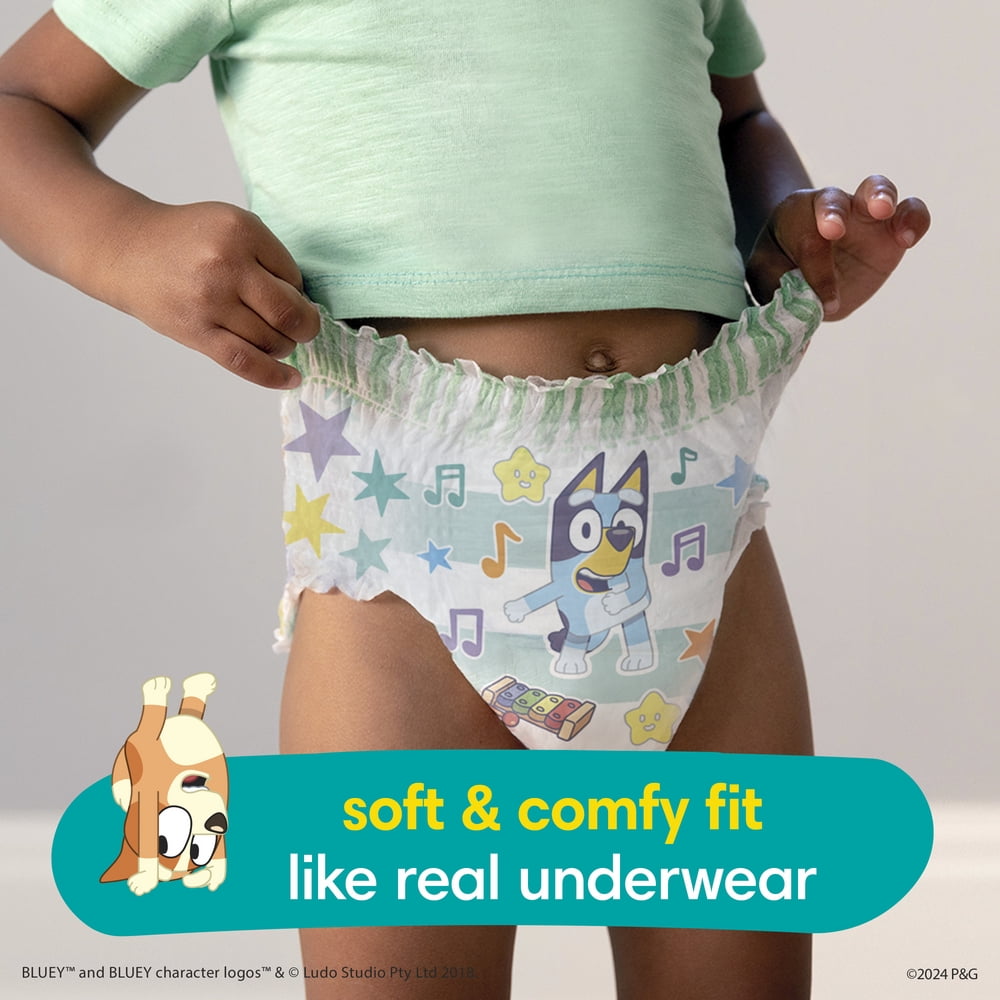 Pampers Easy Ups Bluey Training Pants Toddler Boys Size 5T/6T 52 Count  (Select for More Options)