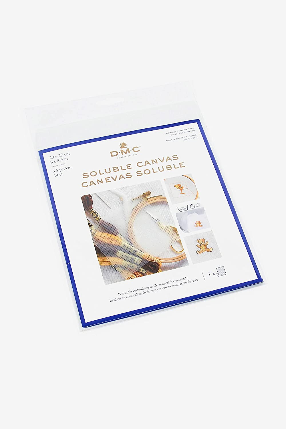 DMC 8' x 8.5' Soluble Canvas, 14 Count