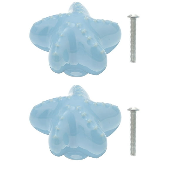 GOOHOCHY  2 Pcs Knobs for Dresser Nursery Ceramic Handle Chest of Drawers Child