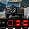 thumbnail image 5 of AMERICAN MODIFIED Black Smoked LED Tail Lights for 2018-2023 Jeep Wrangler JL JLU, 5 of 6
