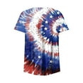 thumbnail image 6 of IROINNID 4th of July Tunic For Women Fashion Casual Loose Tops V-Neck Women Tops USA 4th Of July, 6 of 6
