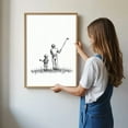 thumbnail image 6 of Vintage Golf Print, Father And Son Print, Nursery Wall Art, Kids Sports Gallery Wall , Matte Canvas Stretched, Posters for Room Bedroom Living Room Bathroom Wall Decor, Posters & Art Prints, Gift., 6 of 7