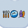 thumbnail image 4 of Inktastic Surfing Eat Sleep Surf Boys or Girls Baby Bib, 4 of 4