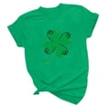 thumbnail image 4 of Babysbule Tops for Women Women Crewneck St. Patrick's Day Print T-shirts Fashion Comfortable Female Blouses Tops, 4 of 6