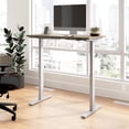 thumbnail image 1 of Move 60 Series Bureau Debout Réglable de 48 Po en Hickory Moderne - Bois d'Ingénierie, 1 of 7
