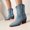 Blue, variant on Women's Western Cowboy Booties Fashion Boots With Low Block Heel Embroidery Short Ankle Boots Walking Boots For Country Concert Disco Outfits