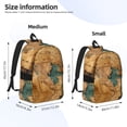 thumbnail image 2 of Balery Antique Map Adventure Scene Mochila Clásica Impresa Básica para Viaje, Mochila Escolar Resistente al Agua, Mochila de Lona con Correas Ajustables-Small, 2 of 5