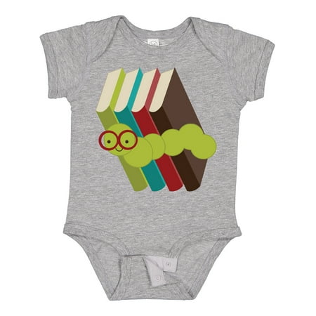 

Inktastic Bookworm Books Reading Gift Baby Boy or Baby Girl Bodysuit