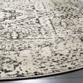 thumbnail image 3 of SAFAVIEH Evoke Fullman Bordered Area Rug, Ivory/Black, 3' x 3' Round, 3 of 10