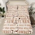 thumbnail image 2 of jejeloiu Rustic Bull Skull Twin Sheet Sets,Western Cowboy Tribal Twin Fitted Sheet,Country Farmhouse Lodge Flat Sheet For Boys,Luxury Bedroom Decor,3 Pieces, 2 of 7