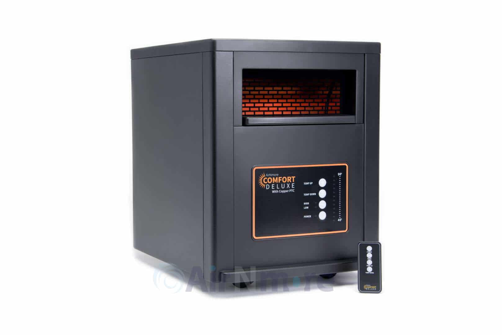 AirNmore Comfort Deluxe Infrared Space Heater with Remote - Walmart.com