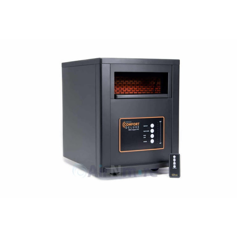 AirNmore Comfort Deluxe Infrared Space Heater with Remote - Walmart.com