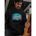 thumbnail image 2 of Concert Of Rock  Hoodie Men -Image by Shutterstock, Male Medium, 2 of 4