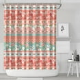 thumbnail image 2 of Waterproof Pioneer Pieced Patchwork Shower Curtain 72x84 Inch Bohemian Style Colorful Floral Polyester Unique Shower Curtain for Bathroom Hotel Home Decor with 12 Plastic Hooks, 2 of 5