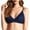 Navy, variant on VerPetridure Bras for Women Push Up Fashion Woman's Lace Active Bra Beauty Back Wrap Hollow Out Bra Underwear