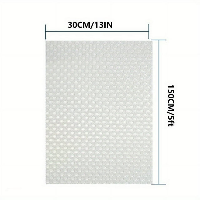 1pc Shelf Liner, Non-Slip Cabinet Liner, Washable Oil-Proof For Kitchen Cabinet, Shelves, Refrigerator, Storage, Desks, 12 Inches X 5 FT, Non Adhesive Drawers