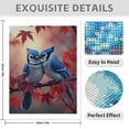 thumbnail image 3 of Diamond Art Kit for Adults, Blue Birds Autumn Leaves Perched Twig Diamond Painting for Adults Beginners, DIY Diamond Art Painting Kits, 5D Diamond Painting Crafts for Home Decor 12x16 Frameless, 3 of 7