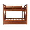 thumbnail image 5 of Linon Lemley Pine Bunk Bed Storage, Twin-Over-Twin, Walnut, 5 of 23