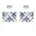 thumbnail image 5 of Handheld Flag Double-Sided Hand Waving Flag 8.2×5.5in Used For Team Activities Or Decoration In Decorative Places Silver Checked Hand-Drawn Sketch_1 Six Piece, 5 of 8