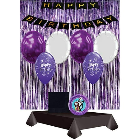 The Nightmare Before Christmas Decoration Party Pack With Balloons