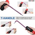 thumbnail image 4 of MAXPOWER 18-Piece Allen Key Set, Metric and Imperial Hex Key Coloured with Extra Long Arm Ball End T-Handle, 4 of 7