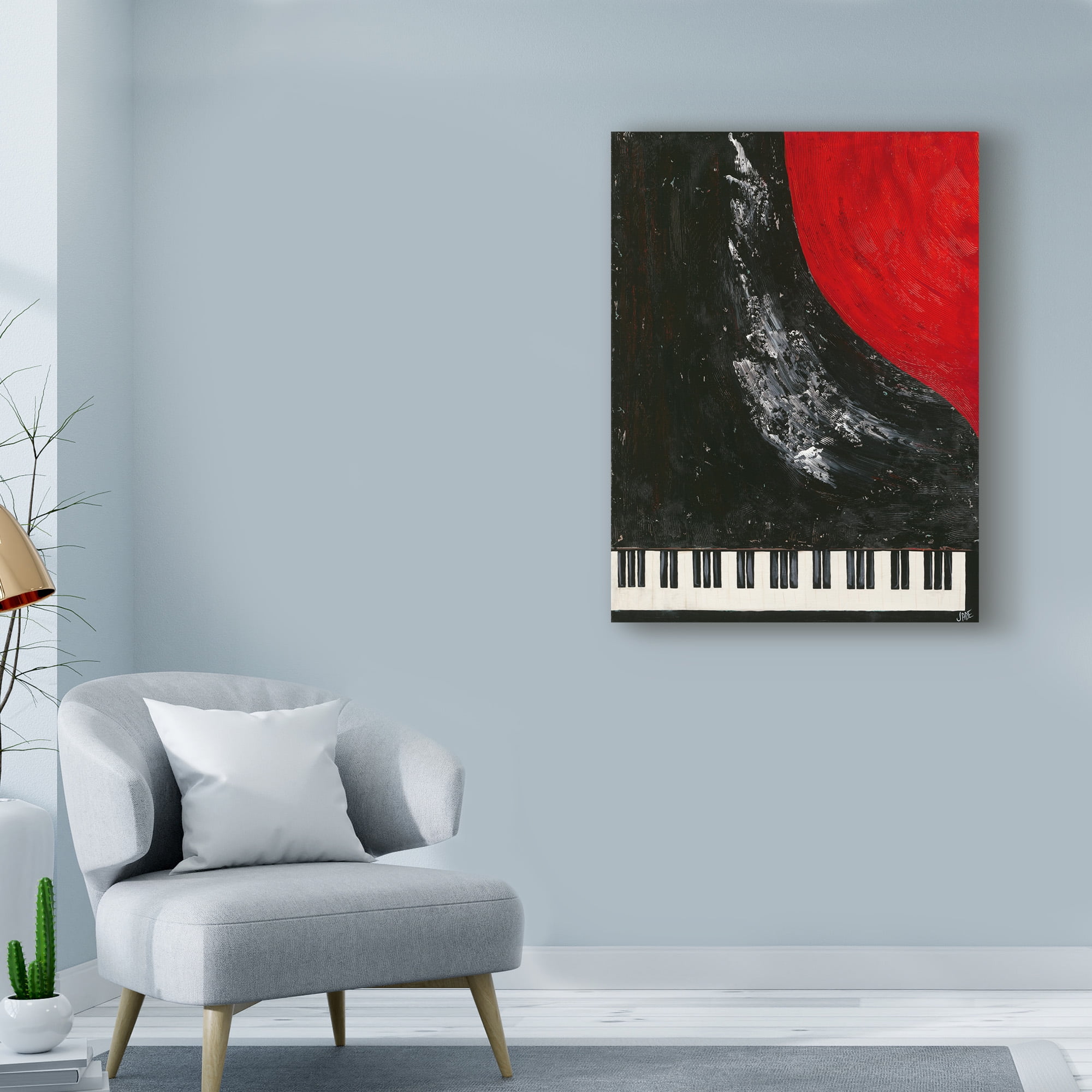 Trademark Fine Art 'Grandiose I' Canvas Art by Jade Reynolds