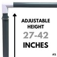thumbnail image 4 of Prism Fitness 27-42 In Smart Adjustable Workout Hurdles, Set of 3, 4 of 6