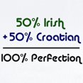 thumbnail image 2 of CafePress - Croatian_Irish Body Suit - Long Sleeve Cotton Baby Bodysuit, 2 of 4