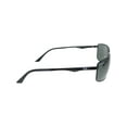 thumbnail image 2 of Ray-Ban Men's RB3498 RB3498-002/71-64 Black Rectangle Sunglasses, 2 of 3