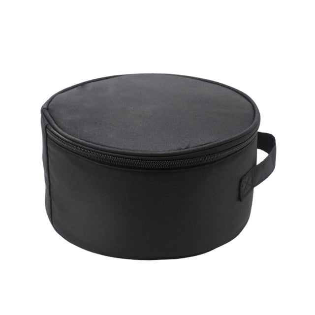 Bolsa de cosméticos redonda, bolsa de mano para ventilador, bolsa de almacenamiento portátil, bolsa de mano plegable para ventilador, bolsa de viaje,