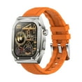 thumbnail image 2 of Wearable Watch Multifunction Rectangular Screen Wireless Magnetic Charging NFC Control Motion Record IP68 Watertightness Bluetooth Function, 2 of 9