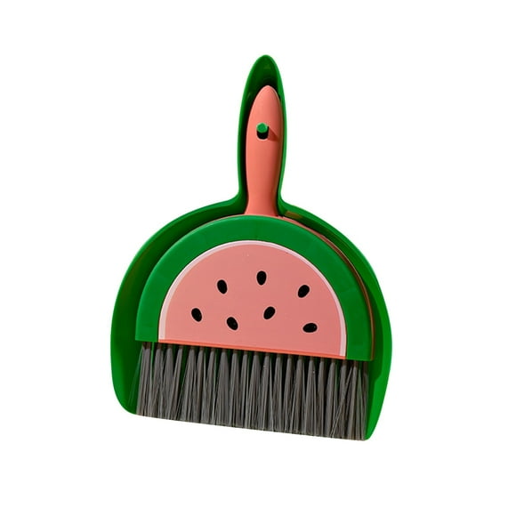 Mini Set de Limpieza de Plástico en Forma de Fruta - para Escritorio Teclado Oficina Cocina - 23x18cm