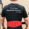 thumbnail image 3 of Valor Fitness PWB-3M-XL Power Weight Lifting Belt for Mens, Red & Black - Extra Large, 3 of 7