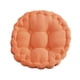 thumbnail image 2 of Cojín de asiento de color sólido naranja, acolchado de algodón corduroy grueso, cojín para sillas de cocina, comedor, patio, 2 of 8