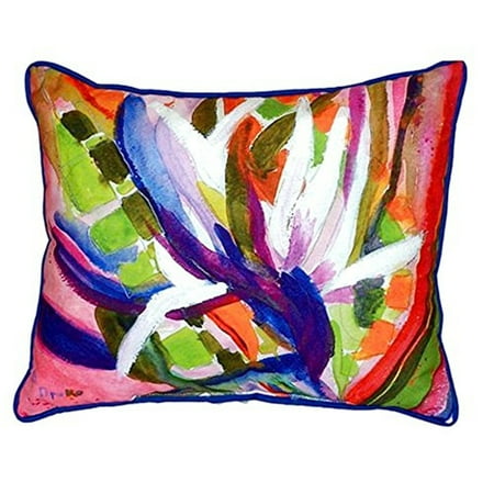 Betsy Drake ZP289 Betsys Bird of Paradise Indoor & Outdoor Throw Pillow- 20 x 24 in.