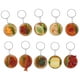 thumbnail image 1 of 10 mini llaveros de comida de juguete con colgantes de fideos de simulación, llaveros creativos de comida., 1 of 7