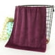 thumbnail image 1 of Toalla de ducha, fibra super fina, cómoda, color Borgoña, 1 of 3
